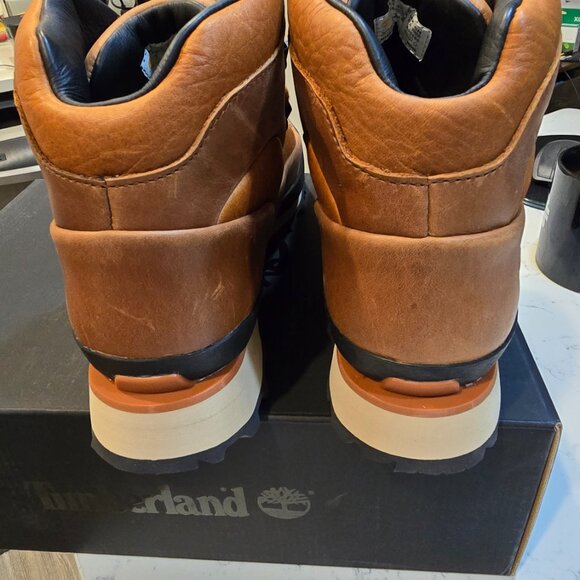 TIMBERLAND Euro Hiker Rust / Black Mid GORE-TEX Waterproof Boot MENS 9 Trail NEW - Picture 7 of 16